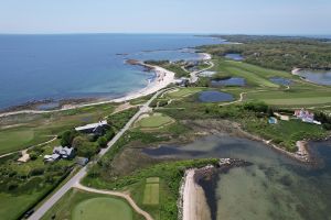 Fishers Island 16th Green Aerial